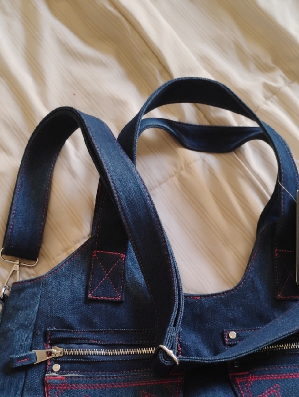NWT True Religion Denim Bag - Picture 4 of 11